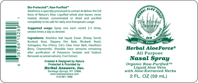 Herbal AloeForce Empowering Nasal Spray  - 50% OFF!