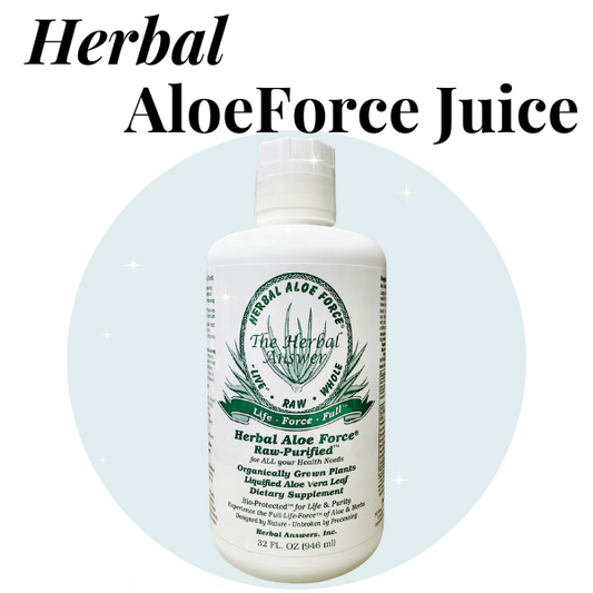 HERBAL ALOEFORCE LIQUID DIETARY SUPPLEMENT 32 OZ. BOTTLE