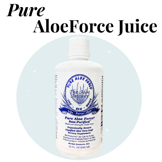 PURE ALOEFORCE LIQUID DIETARY SUPPLEMENT 32 OZ BOTTLE