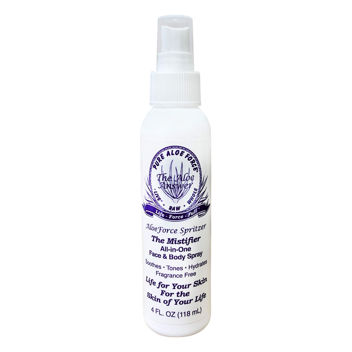 THE ALOEFORCE MISTIFIER SKIN SPRAY - 4 OZ BOTTLE